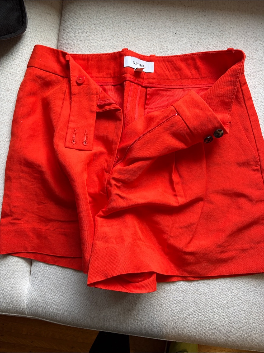 Reiss Vibrant Red Tailored Women's Shorts